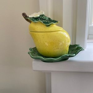 Vintage Giftcraft made in Japan pear shaped jam pot